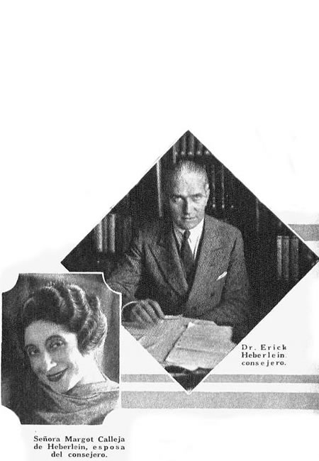 Heberlein y esposa